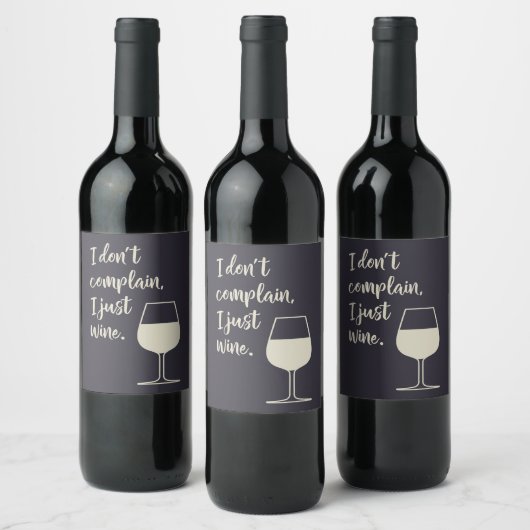 Funny Quote voor Wine Lover Moms Wijn Etiket (Flessen)