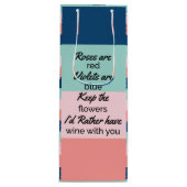 Funny Quote Wijn Cadeautas (Voorkant)