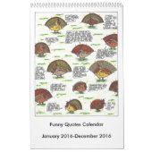 Funny Quotes Calendar 2016 Kalender (Hoes)