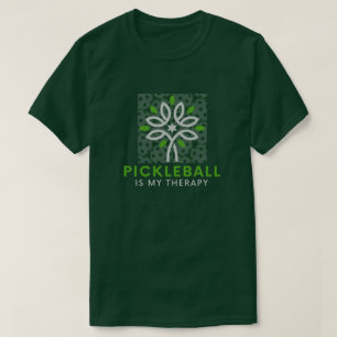Funny Quotes Club Pickleball is mijn therapiepatro T-shirt