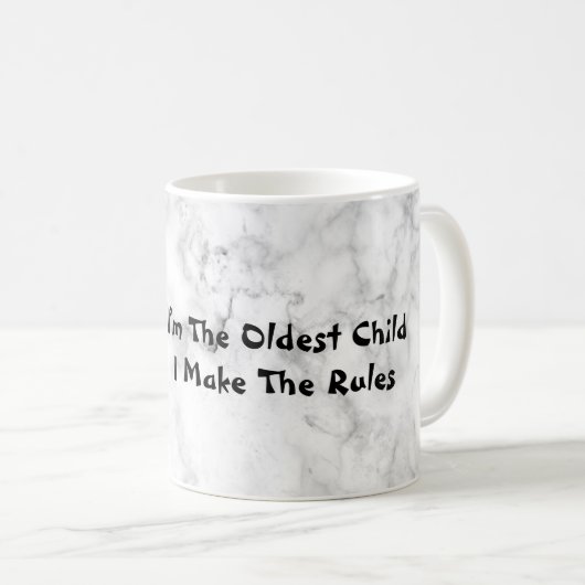 Funny Quotes Coffee Mok Oudste Kinderbekertje (Voorkant rechts)