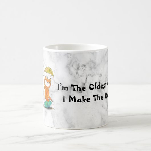 Funny Quotes Coffee Mok Oudste Kinderbekertje (Center)