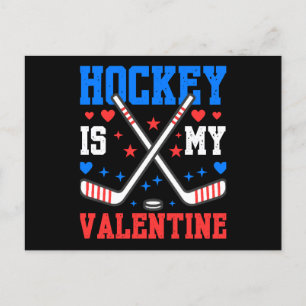 Funny Quotes Ice Hockey is mijn Valentijn sporttea Feestdagenkaart