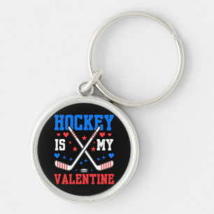 Funny Quotes Ice Hockey is mijn Valentijn sporttea Sleutelhanger