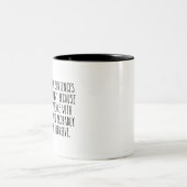 Funny Quotes-koffie Tweekleurige Koffiemok (Center)