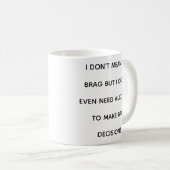 Funny Quotes Relatable Self Depricating Mug Koffiemok (Voorkant rechts)
