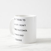 Funny Quotes Relatable Self Depricating Mug Koffiemok (Voorkant links)