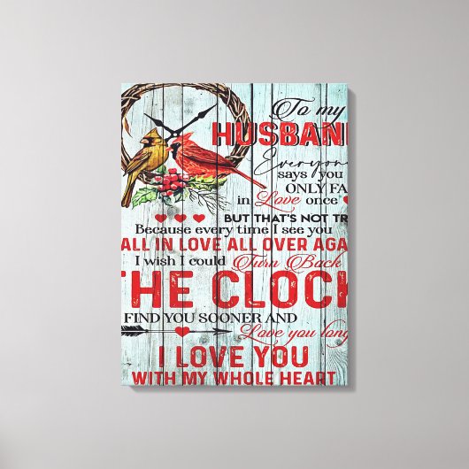 Funny Quotes To Husband | Gift For Man | Canvas Afdruk (Voorkant)