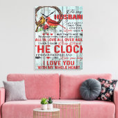 Funny Quotes To Husband | Gift For Man | Canvas Afdruk (Insitu (Woonkamer))