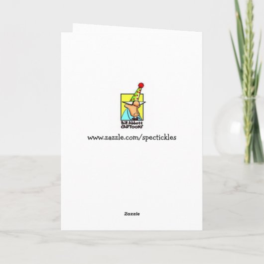 Funny R.V. Camper Humor Wenskaart Kaart (Achterkant)