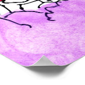 Funny Rabbit Grammar Police Poster (Hoek)