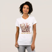 Funny rabbit in front of the mirror – Funny design T-shirt (Voorkant volledig)