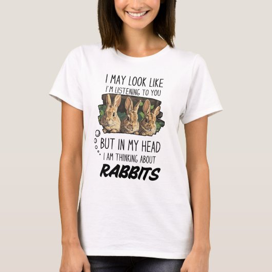 Funny Rabbit Lover T-shirt (Voorkant)