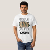 Funny Rabbit Lover T-shirt (Voorkant volledig)