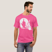 Funny Rabbit Shadow Hand Middle Finger Sign The Fi T-shirt (Voorkant volledig)