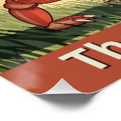 Funny rabbit spoof perfect poster (Hoek)