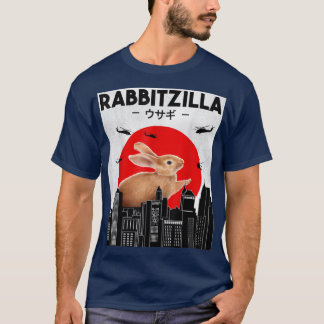 Funny Rabbit T, Bunny Rabbit T, Rabbitzilla 576 T-shirt