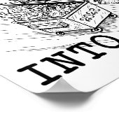 Funny Raccoon 2026 Snarky New Year, Rollin' 2025 I Poster (Hoek)