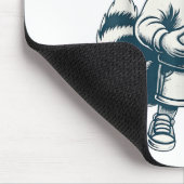 Funny Raccoon 67 Meme Six Seven Muismat (Hoek)