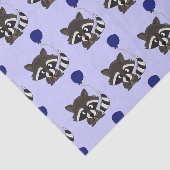 Funny Raccoon Birthday Tissue Paper Tissuepapier (Detail)