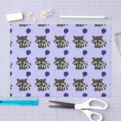 Funny Raccoon Birthday Tissue Paper Tissuepapier (Craft)