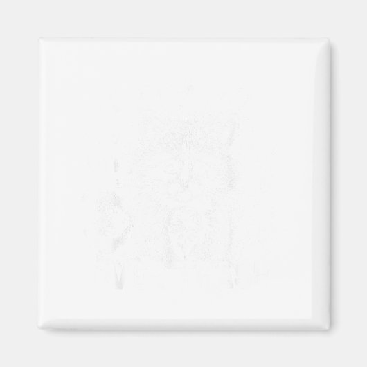 Funny Raccoon I’d Ck You Over Trash Valentines Day Magneet (Voorkant)