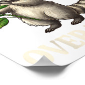 Funny Raccoon I’d Ck You Over Trash Valentines Day Poster (Hoek)