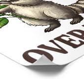 Funny Raccoon I’d Ck You Over Trash Valentines Day Poster (Hoek)