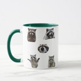 Funny Raccoon Meme Mug for Memes Lovers Mug Gift Mok