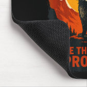 Funny Raccoon Nature Wildlife Outdoor Graphic Sarc Muismat (Hoek)