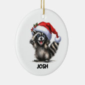 Funny Raccoon Ornament (Rechts)