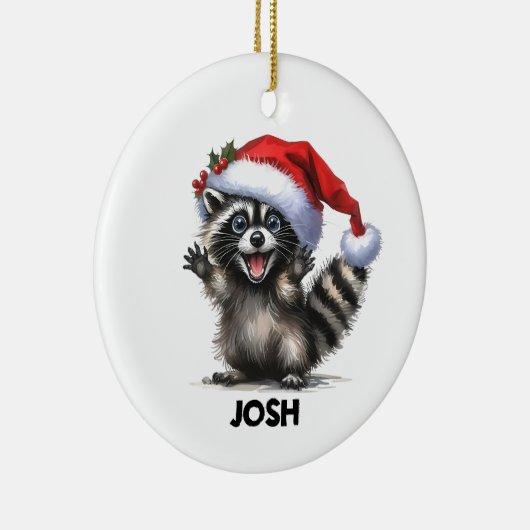 Funny Raccoon Ornament (Rechts)
