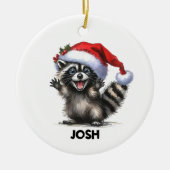 Funny Raccoon Ornament (Voorkant)