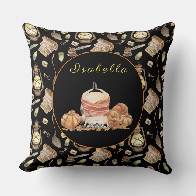 Funny Raccoon past tekst aan, kleur 20"X20" Kussen (Voorkant)