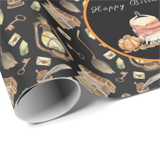 Funny Raccoon past Tekst en Kleur aan Cadeaupapier (Rol Hoek)