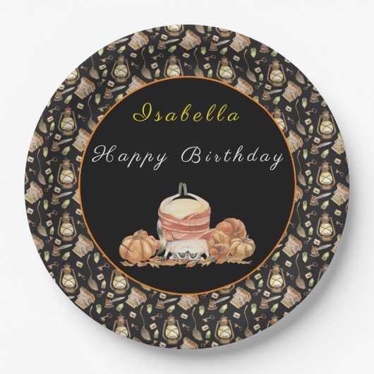 Funny Raccoon past Tekst en Kleur aan Papieren Bordje (Voorkant)