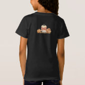 Funny Raccoon past Tekst en Kleur aan T-shirt (Achterkant)