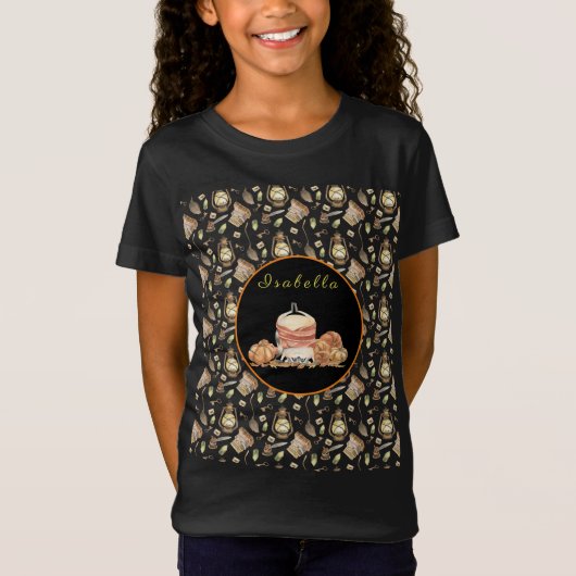 Funny Raccoon past Tekst en Kleur aan T-shirt (Voorkant)