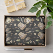 Funny Raccoon past Tekst en Kleur aan Tissuepapier (Geschenk)