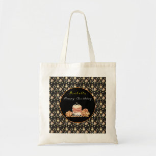 Funny Raccoon past Tekst en Kleur aan Tote Bag