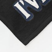 Funny Raccoon Riding Reindeer Sorry Santa Christma Fleece Deken (Hoek)