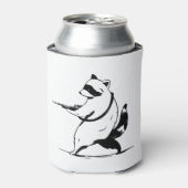 Funny Raccoon Shooter Blikjeskoeler (Blikje Voorkant)