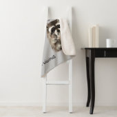 Funny Raccoon Spirit Animal Humor Cute Waterverf Sherpa Deken (In situ)