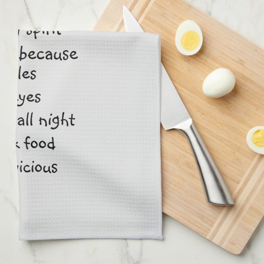 Funny Raccoon Spirit Animal Humor Cute Waterverf Theedoek (Quarter Fold)