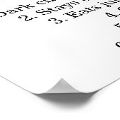 Funny Raccoon Spirit Animal Humor Poster (Hoek)