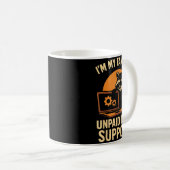 Funny Raccoon Tech Lover Graphic Tee Computer Geek Koffiemok (Voorkant rechts)