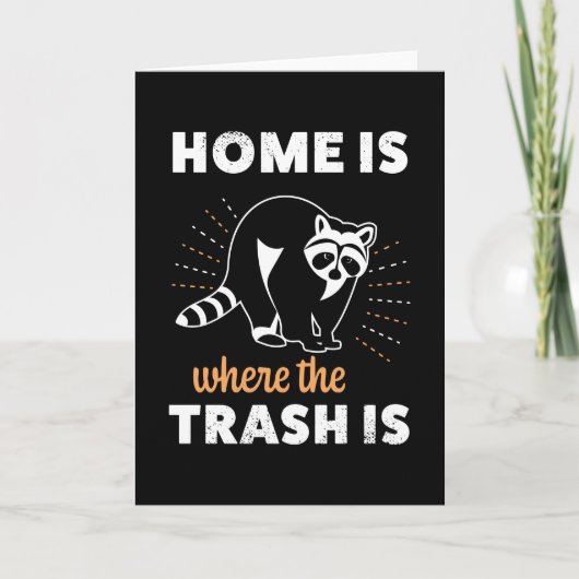 Funny Raccoon Trash panda Racoon Gift Kaart (Voorkant)