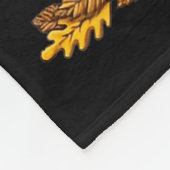 Funny Raccoon Turkey Pumpkin Thanksgiving Gift Men Fleece Deken (Hoek)