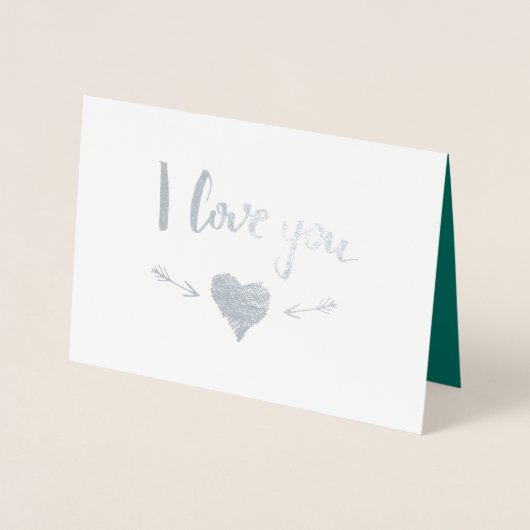 Funny Raccoon Valentijnsdag Folie Kaarten (Voorkant)