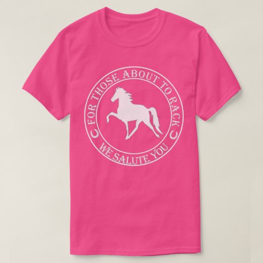 Funny Racking Horse T Shirt Tennessee Walking Hors (Design voorkant)